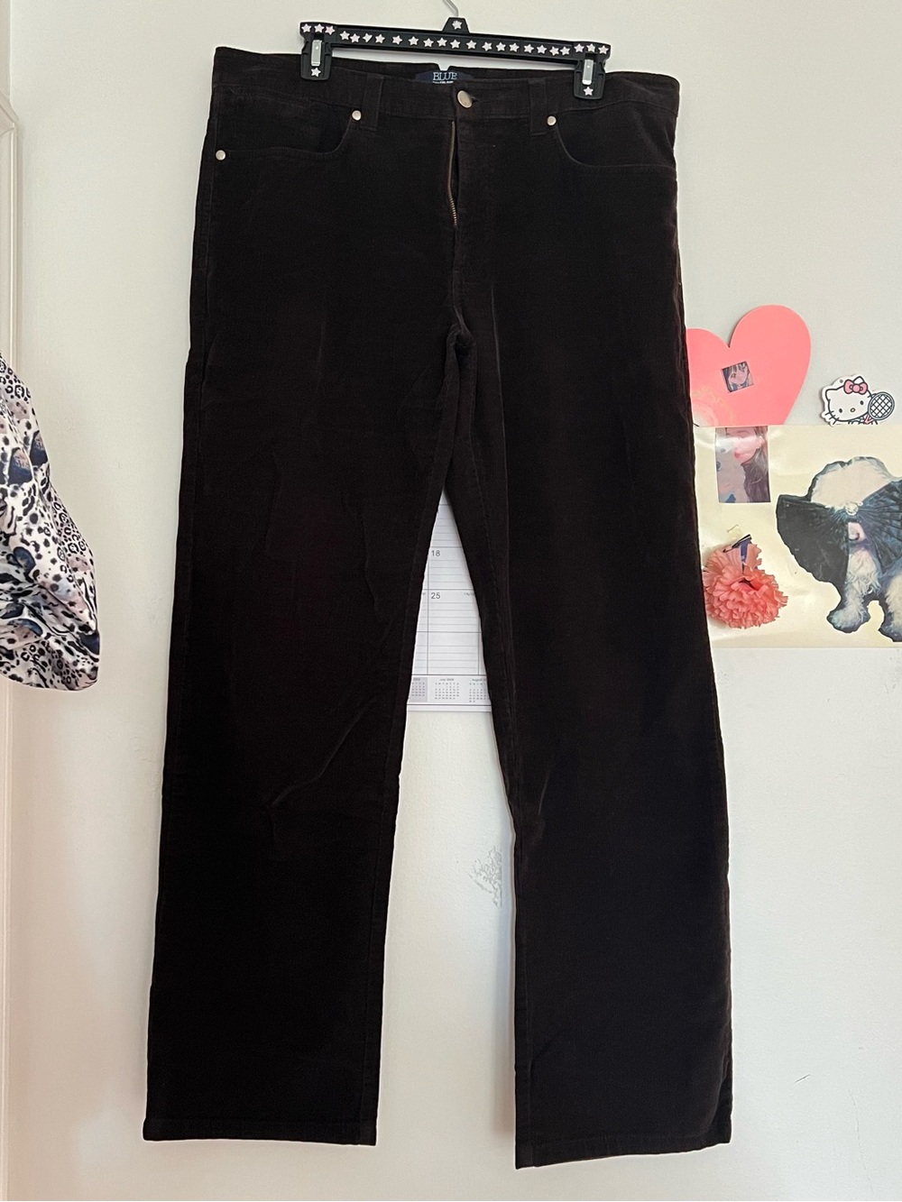Saks Fifth Avenue Dark Brown Corduroy Pants